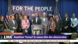Les démocrates face à l’équation d’une éventuelle destitution de Trump