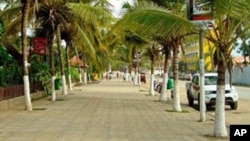 Aspecto da cidade do Sumbe