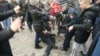 Bosnia and Herzegovina - Some citizens confronted with a police after arresting of Davor Dragicevic in Banjaluka. Banjaluka 25. December 2018. Foto: RSE