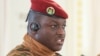 Le capitaine Ibrahim Traoré lors d'une visite à Saint-Pétersbourg, en Russie.