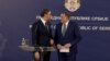 Predsednik Aleksandar Vučić sa predsedavajućim Predsedništva BiH Miloradom Dodikom, Foto: video grab
