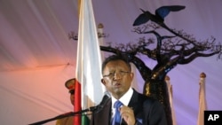 Hery Rajaonarimampianina, le 9 janvier 2015. (AP Photo/Martin Vogl)