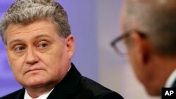 This publicity image released by NBC shows Lon Snowden, father of National Security Agency leaker Edward Snowden on the "Today," show in New York, July 26, 2013. 