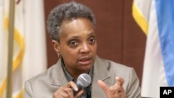 Lori Lightfoot, au Daley College de Chicago, le 24 mars 2019.