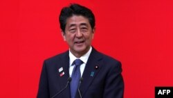 Le Premier ministre japonais Shinzo Abe, à Tokyo le 24 juillet 2019.