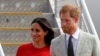 Le Prince Harry et son épouse Meghan Markle à Tonga le 25 octobre 2018.