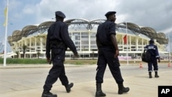 Polícias nas ruas de Cabinda (Foto de Arquivo)
