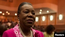 La présidente centrafricaine par intérim Catherine Samba Panza (REUTERS/Siegfried Modola)
