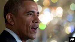 Barack Obama a tenu à saluer la bravoure des Américains (AP Photo/Carolyn Kaster)
