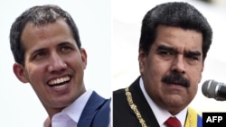 Pemimpin oposisi Venezuela Juan Guaido (kiri) menolak untuk berunding dengan Presiden Nicolas Maduro.