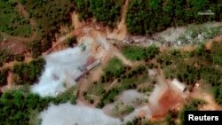 Fasilitas nuklir Korea Utara, Punggye-ri, di provinsi North Hamgyong, Korea Utara, 23 Mei 2018. (Foto: Satellite image © 2018 DigitalGlobe, a Maxar company/Handout via REUTERS)