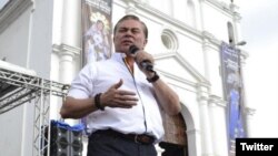 El candidato a la presidencia de Guatemala, Mario Amílcar Estrada Orellana, de 58 años, fue arrestado en Miami el miércoles 17 de abril de 2019.