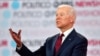 L'ancien vice-président américain, Joe Biden lors du sixième débat des primaires democrats, à l'Université Loyola Marymount à Los Angeles, Californie le 19 décembre 2019 (photo de Frederic J. Brun / AFP)