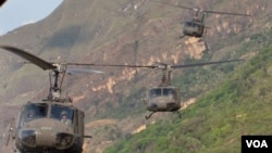 Colombia y Estados Unidos cooperarán desde bases militares colombianas en operaciones contra el terrorismo y el narcotráfico.