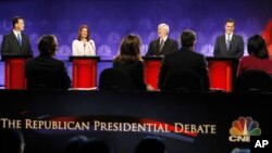 Este último debate dos candidatos Republicanos à investidura presidencial teve como tema a economia