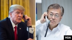 Moon Jae-in Trump phone call