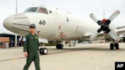 일본 자위대 소속 해상초계기 P-3C '오라이온' . (자료사진)