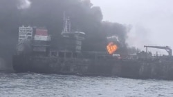 美國軍方短期租用、運送噴射機燃油的“史迪納無瑕號”油輪在英國北海被貨櫃貨船“索隆號”撞擊，兩艘船均起火。