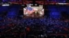 Republicans Stay Upbeat Despite Convention Rain Delay