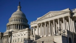 Kantor Senat AS dan kubah Gedung Capitol di Washington D.C., 30 September 2021. (AP/Patrick Semansky)