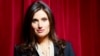 Tony Award winning actress, singer and Oscar-Nominated songwriter, Idina Menzel, who will perform the hit song &quot;Let It Go&quot; from the &quot;Frozen&quot; soundtrack at the Academy Awards, poses for a portrait, on Feb. 25, 2014 in New York. 