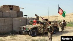 L'armée nationale afghane dans la ville du nord de Kunduz, Afghanistan, le 27 septembre 2016.