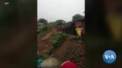 De graves inondations détruisent des bâtiments dans l'est de l'Afrique du Sud