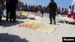 遊客的熱門海灘渡假地北非國家突尼斯遭恐襲﹐27人喪生。