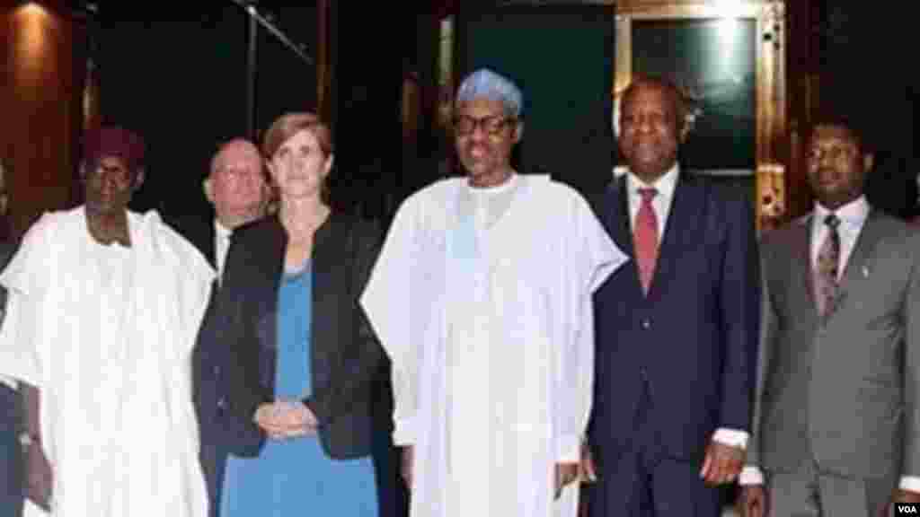 Jakadiyar Amurka a Majalisar 'Dinkin Duniya, Samantha Power Ta Gana Da Shugaba Muhammadu Buhari a Najeriya.