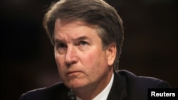 Brett Kavanaugh, candidat de Donald Trump à la Cour suprême, lors de son 3e jour d'audience à Capitol Hill, Washington D.C., le 6 septembre 2018.
