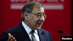 U.S. Defense Secretary Leon Panetta delivers a speech on the future of transatlantic relationships and the future of U.S. defense at King's College in London, England, January 18, 2013.