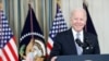 El presidente de EE. UU., Joe Biden, habla en la Casa Blanca tras la aprobación de su proyecto de infraestructura el 6 de noviembre de 2021.