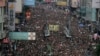 Hong Kong Protesters Demand Leader’s Resignation