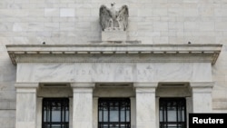 FILE - The Federal Reserve building is pictured in Washington, D.C., Aug. 22, 2018.