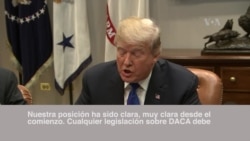 Condiciones de Trump para aprobar DACA