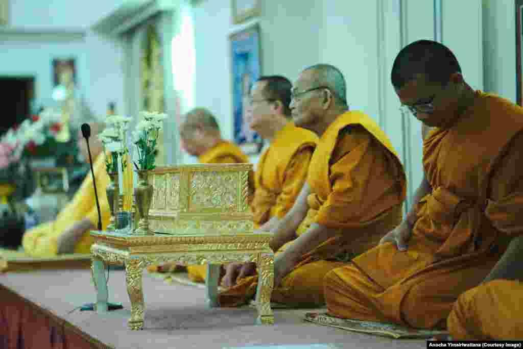 Thai king funeral wat thai dc