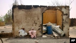 Un magazin brûlé par Boko Haram près du Lac Tchad (AP Photo/Jerome Delay)
