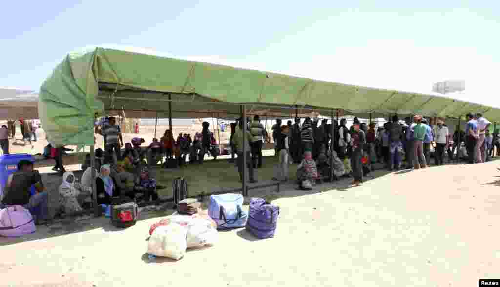Refugiados sirios en la región autónoma kurda en el norte de Irak.
