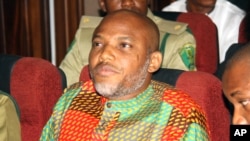 Shugaban 'yan aware na kungiyar fafutukar kabilar Igbo IPOB, Nnamdi Kanu