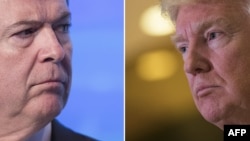 James Comey, Donald Trump.